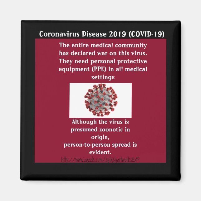 Aimant "PPE Médicale" (Devant)