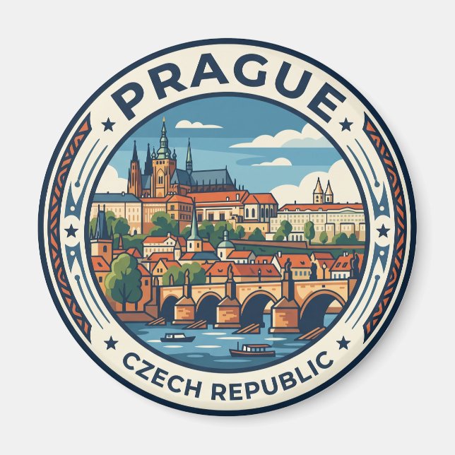 Aimant Prague République tchèque (Devant)