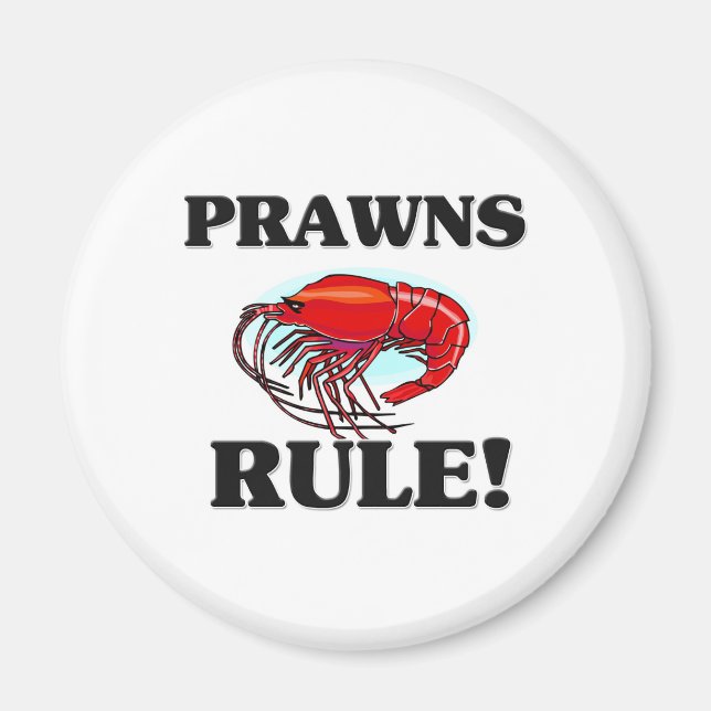 Aimant PRAWNS Rule ! (Devant)