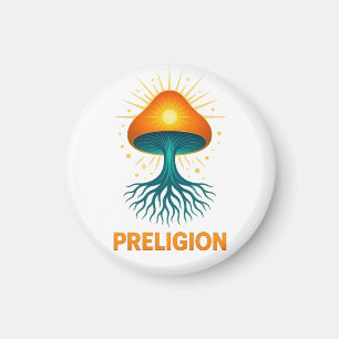 Aimant Preligion - logo champignon