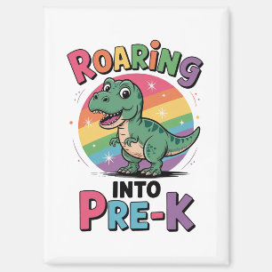 Aimant Premier jour de pré-maternelle de rentrée scolaire