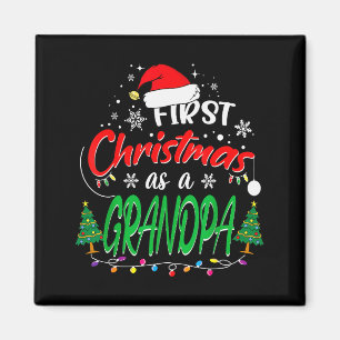 Aimant Premier Noël en tant que grand-père Nouveau grand-