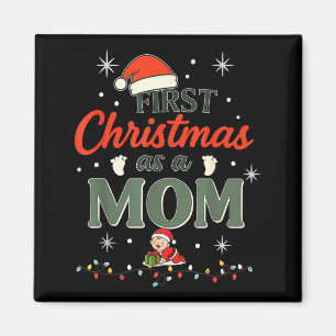 Aimant Premier Noël en tant que maman Nouvelle fête de No