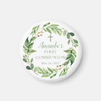 Première communion de la feuille verte douce