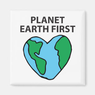 Aimant Première Icône écologique Joyeuse Clipart terrestr