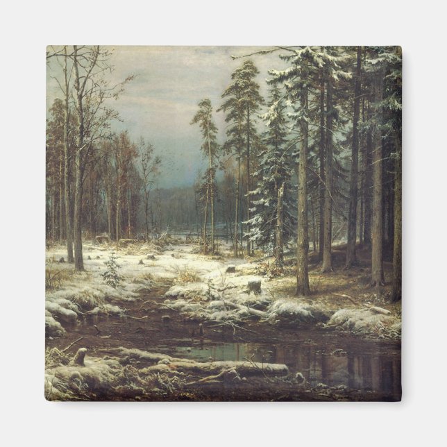 Aimant Première neige (Devant)