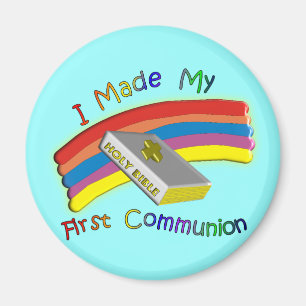 Aimant Premiers T-shirts et cadeaux de jour de communion