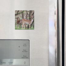 Aimant Premium Faune Cerf Tacheté