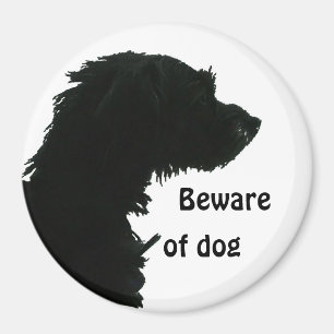 Aimant Prenez garde du chien