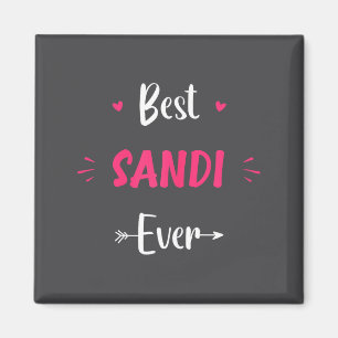 Aimant Prénom Sandi Citation drôle Sandi