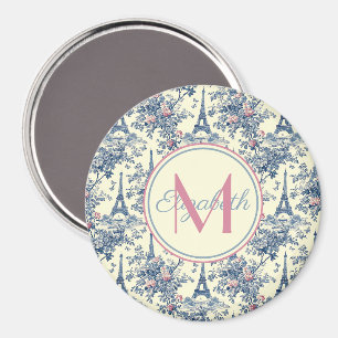 Aimant Preppy Parisian Toile Monogram