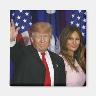 AIMANT PRÉSIDENT DONALD TRUMP ET MELANIA-2