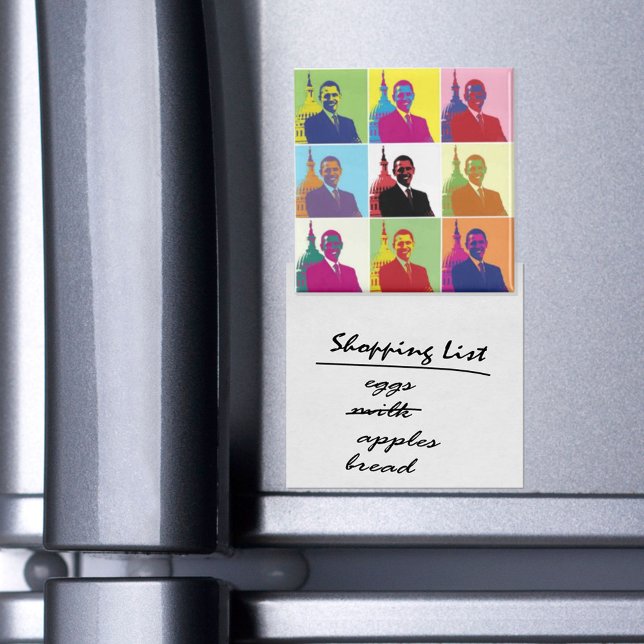 Aimant Président Obama Pop Art (Créateur téléchargé)