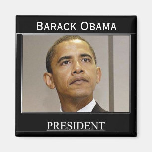 Aimant PRÉSIDENTE OBAMA Inauguration Commémoration