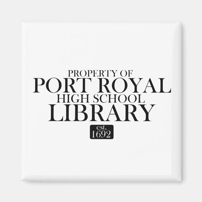 aimant PRHS. (Devant)