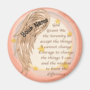 Aimant Prière de sérénité de l'ange