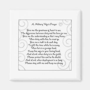 Aimant prière militaire de wifes