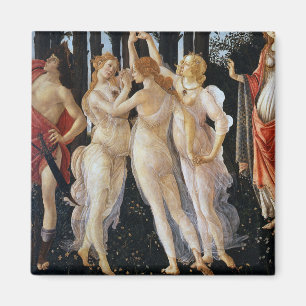 Aimant Primavera (détail), Sandro Botticelli, 1482