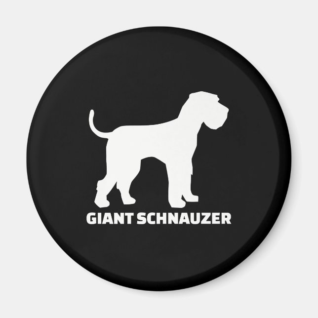 Aimant prime de schnauzer géant (Devant)