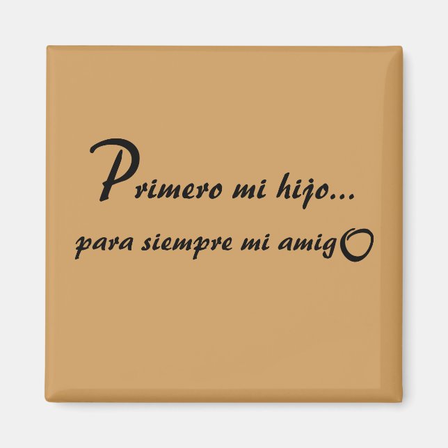 Aimant Primero Mi Hijo (Devant)