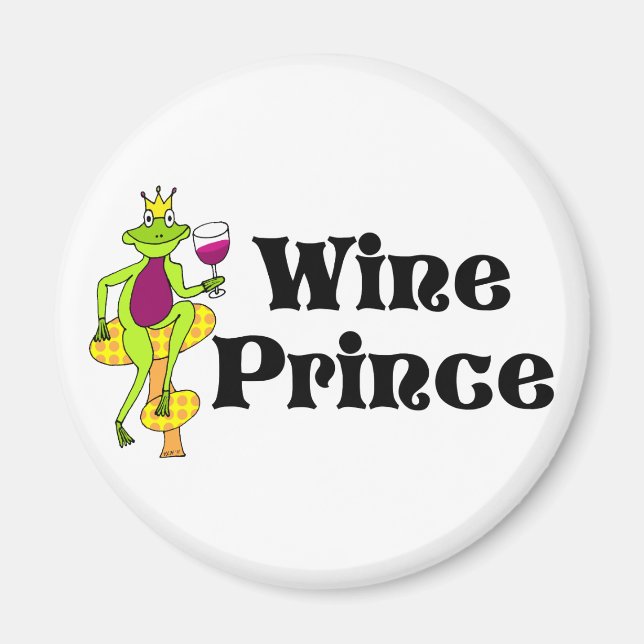 Aimant Prince des vins (Devant)