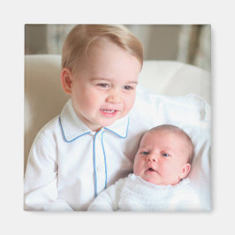 Aimant Prince George et Princesse Charlotte
