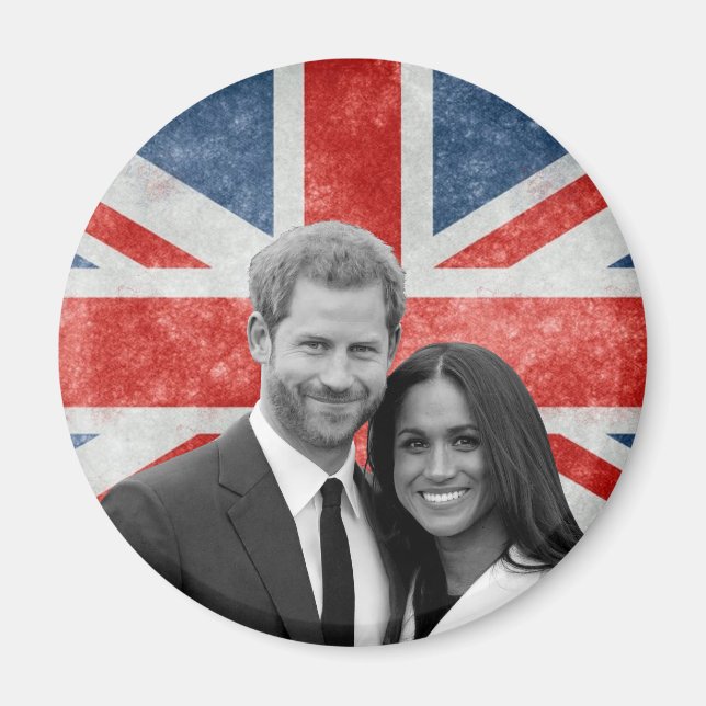 Aimant Prince Harry et Meghan Markle (Devant)