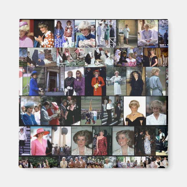Aimant Princess Diana Collection Montage 1 (Devant)