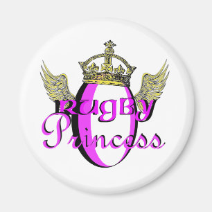 Aimant princesse de rugby