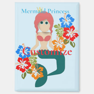Aimant Princesse Sirène Roux Thunder_Cove