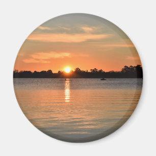 Aimant Pris dans l'aimant du coucher de soleil