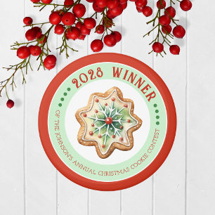 Aimant Prix du gagnant du concours annuel de biscuits de