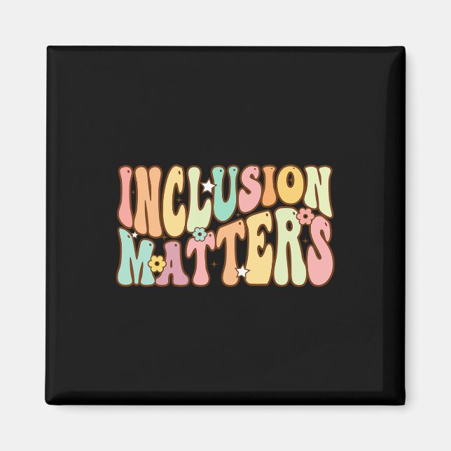 Aimant Problèmes d'inclusion Éducation spéciale Autisme (Devant)