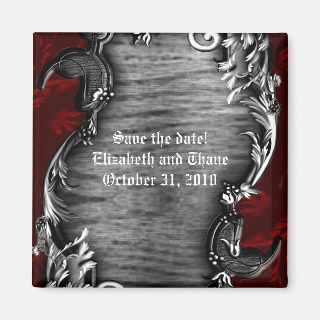 Aimant Proclamation Vampire Mariage gothique (Devant)