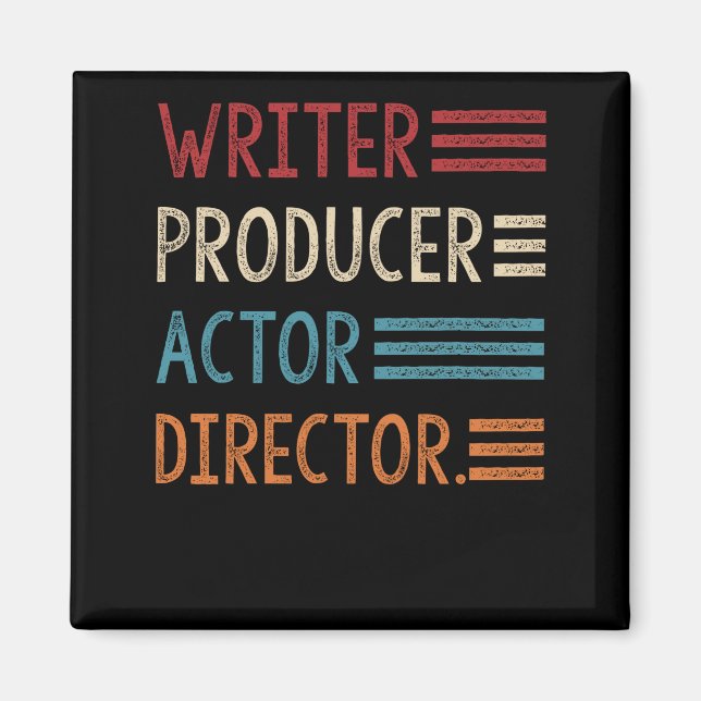 Aimant Producteur d'écriture acteur réalisateur de films  (Devant)