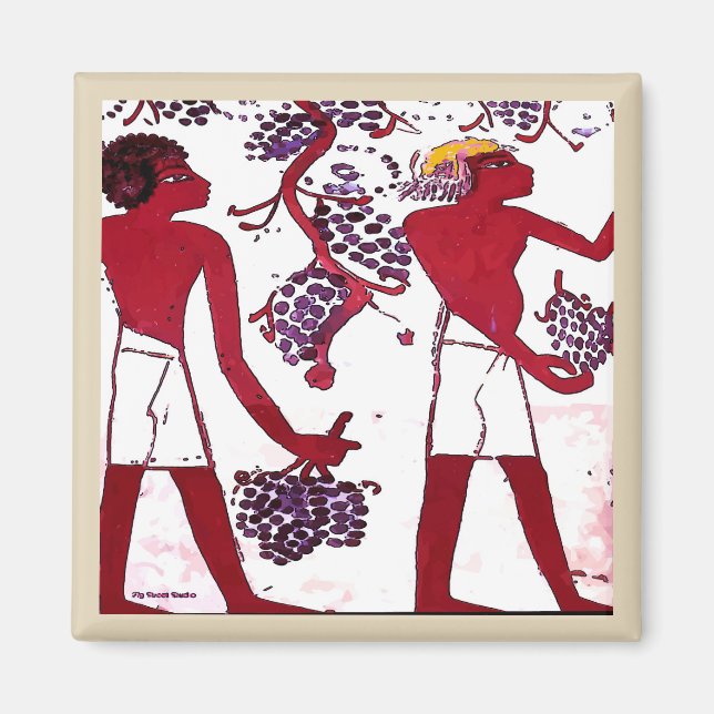Aimant Producteurs de raisins anciens, Vin, modifier le t (Devant)