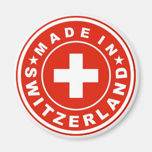 Aimant produit pays pavillon étiquette suisse suisse suis