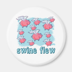 Aimant Produits d'humour de grippe de porcs