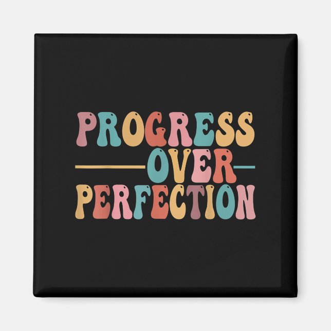 Aimant Professeur Motivation Pour Progrès Plutôt Que Perf (Devant)