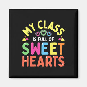 Aimant Professeur Valentines Jour Aimer Mes Étudiants Suc