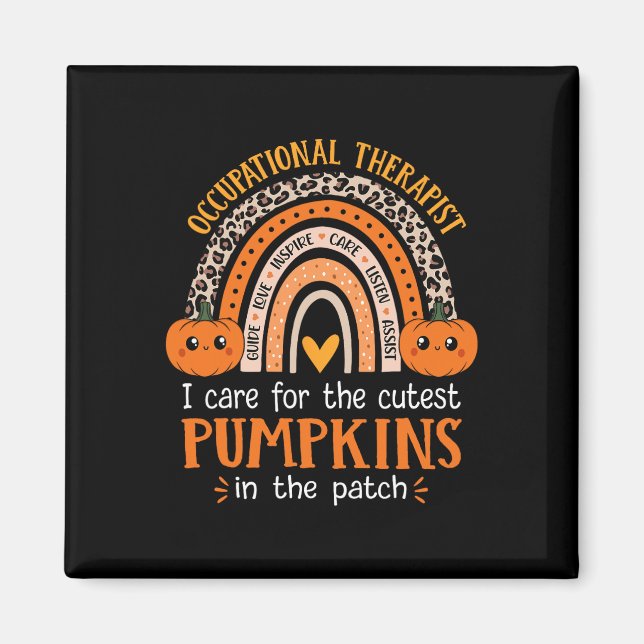 Aimant Profession de l'école d'Halloween (Devant)