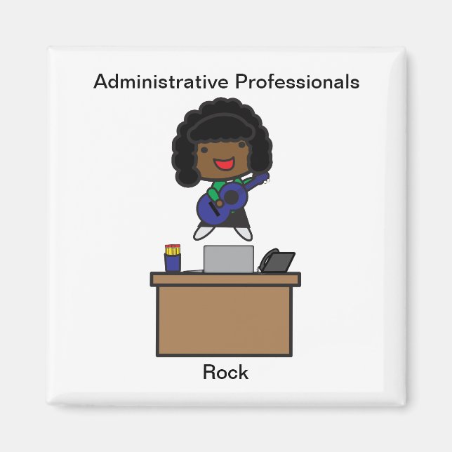 Aimant Professionnels de l'administration Rock AfricainAm (Devant)