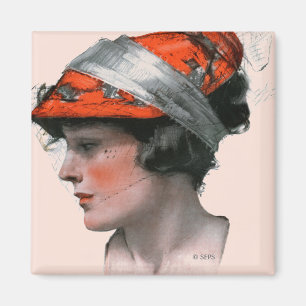 Aimant Profil de Woman