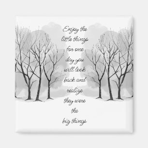 Aimant Profitez des Petites Choses Citation Inspirante de