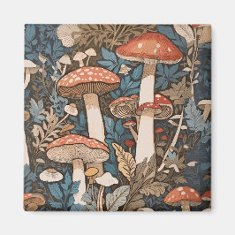 Aimant Profond Dans Les Champignons De Forêt