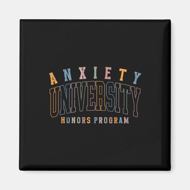 Aimant Programme d'honneurs de l'anxiété à l'université,  (Devant)