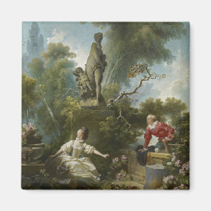 Aimant Progrès de l'amour : Le rendez-vous par Fragonard