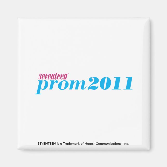 Aimant Prom 2011 - Aqua (Devant)