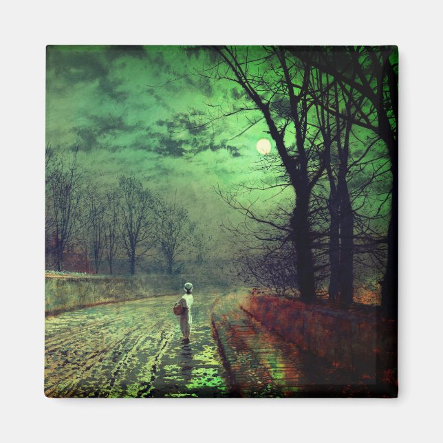 Aimant Promenade au clair de lune (Devant)