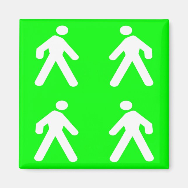 Aimant Promenez-vous dans le vert (Devant)